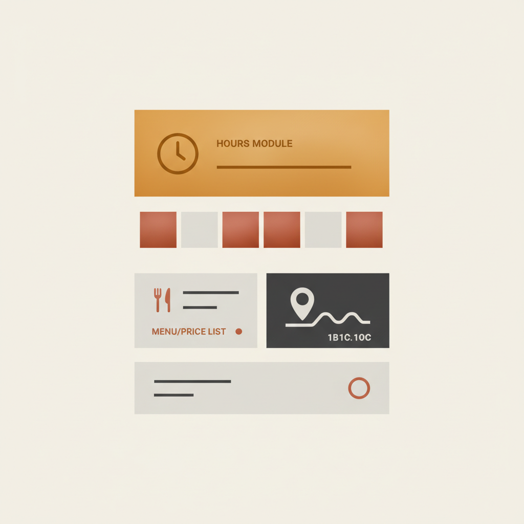 Layout preview of the The Storefront website template
