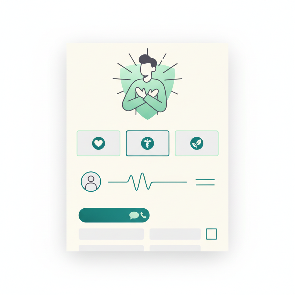 Layout preview of the The Practice website template