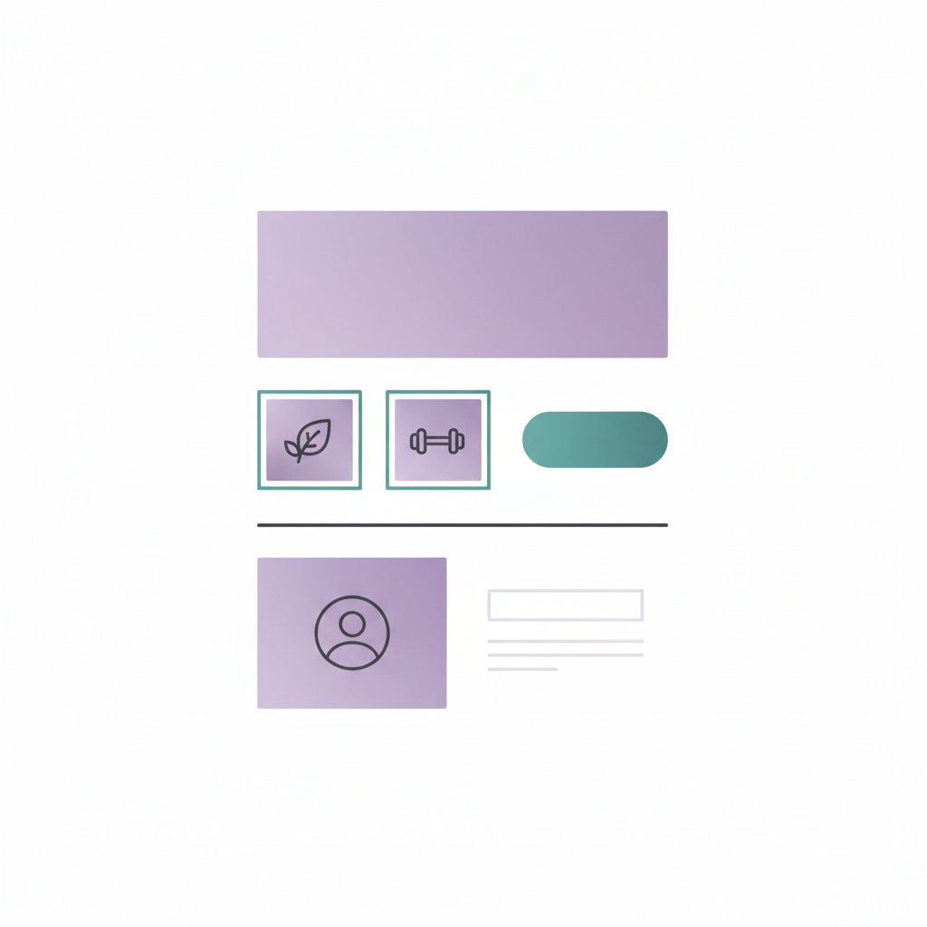 Layout preview of the The Studio website template